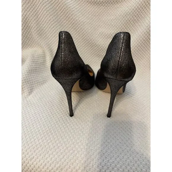Gianvito Rossi Gianvito 105 Glitter Pumps Black Silver Women’s Size 41